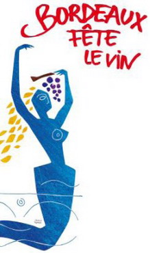 Логотип фестиваля вин в Бордо